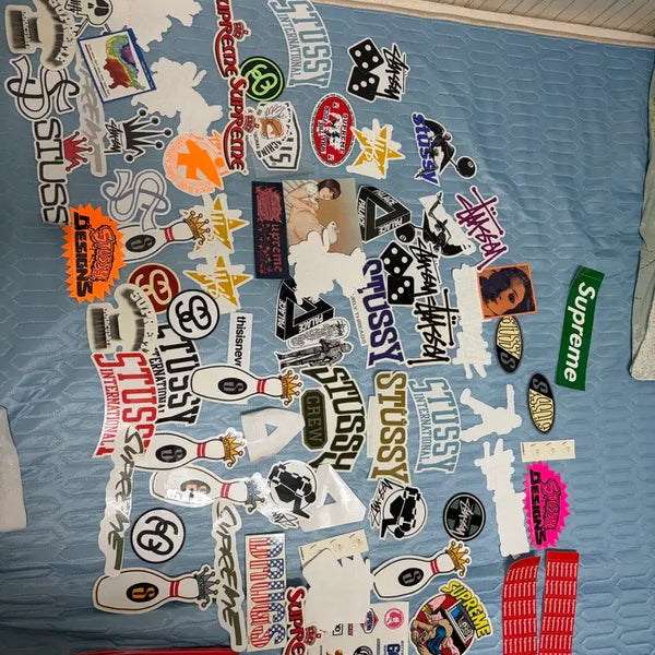 [BUNJANG] Supreme Stussy Pilars Sticker Set / 슈프림 스투시 필라스 스티커