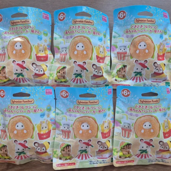 [BUNJANG] Sylvanian Families Blind Bag Hamburger Shop Full Set / 실바니안 블라인드백 햄버거가게 풀세트