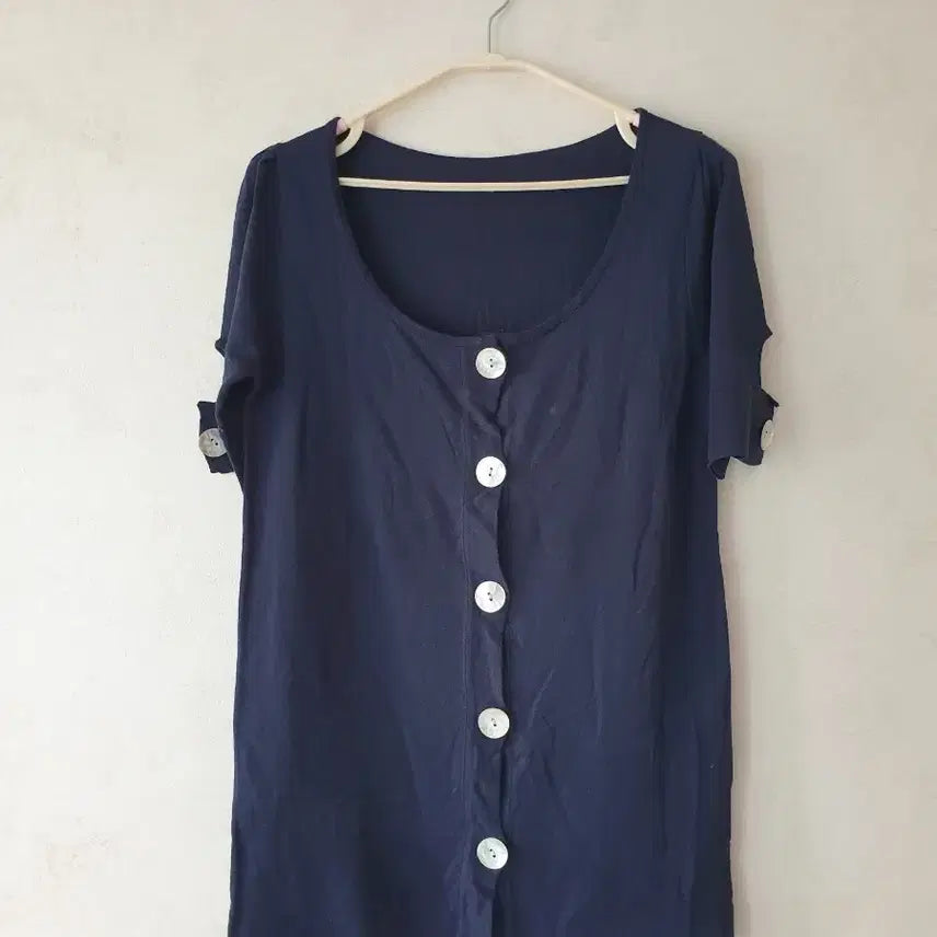 [BUNJANG] Short Sleeve Cardigan Navy S / 반팔 가디건 55 s 네이비