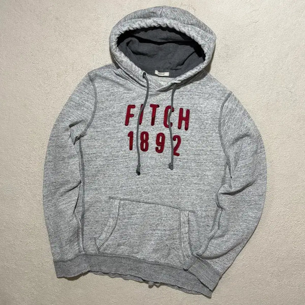 [BUNJANG] Abercrombie & Fitch Y2K Vintage Spell Logo Distressed Hoodie / 아베크롬비 y2k 빈티지 스펠로고 데미지 후드티