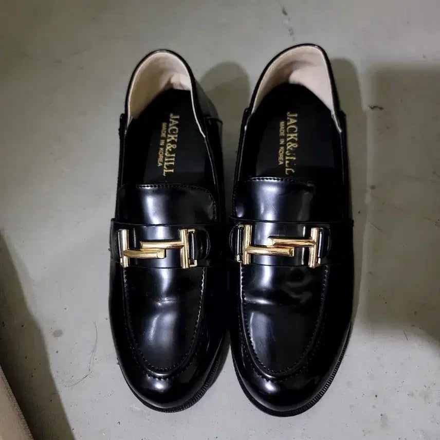 [BUNJANG] Jack & Jill Women's Black Loafers (Size 235) / 잭앤질 여성 로퍼 블랙 235