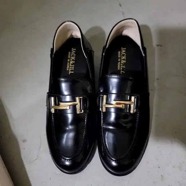 [BUNJANG] Jack & Jill Women's Black Loafers (Size 235) / 잭앤질 여성 로퍼 블랙 235