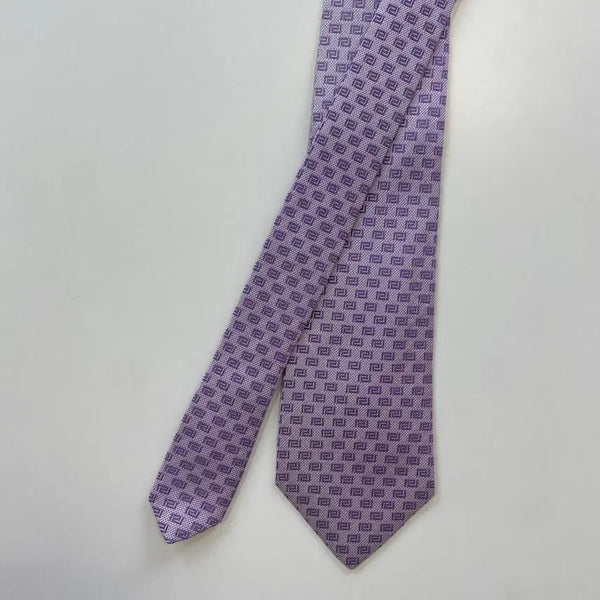 [BUNJANG] Versace Monogram Silk Necktie / Versace 베르사체 정품 명품 모노그램 넥타이 8.4cm
