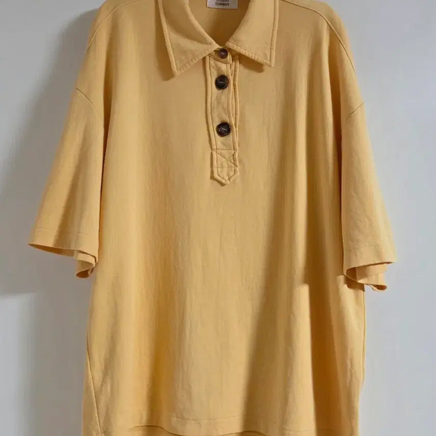 [BUNJANG] STUDIO TOMBOY Short Sleeve Collar T-shirt / 스튜디오톰보이 반팔 카라티