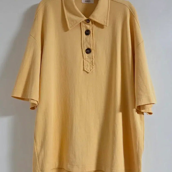 [BUNJANG] STUDIO TOMBOY Short Sleeve Collar T-shirt / 스튜디오톰보이 반팔 카라티