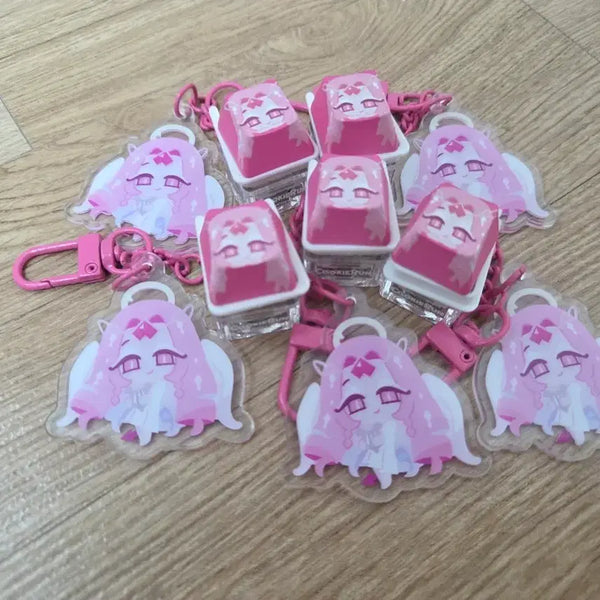 [BUNJANG] Cookierun Kingdom Eternal Sugar Keycap Keychain / 쿠키런 킹덤 키캡 키링 이터널 슈가