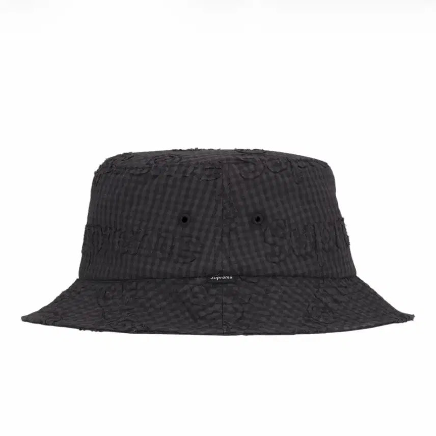 [BUNJANG] Supreme Monogram Gingham Crusher Hat Black M/L / 슈프림 모노그램 깅엄 크러셔 블랙 26SS