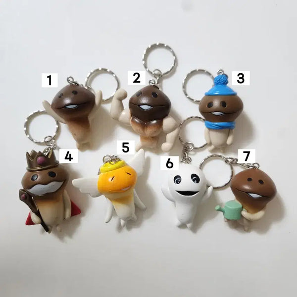 [BUNJANG] Classic Namco Cultivation Kit Keychain / 고전) 나메코 재배 키트 키링 열쇠고리