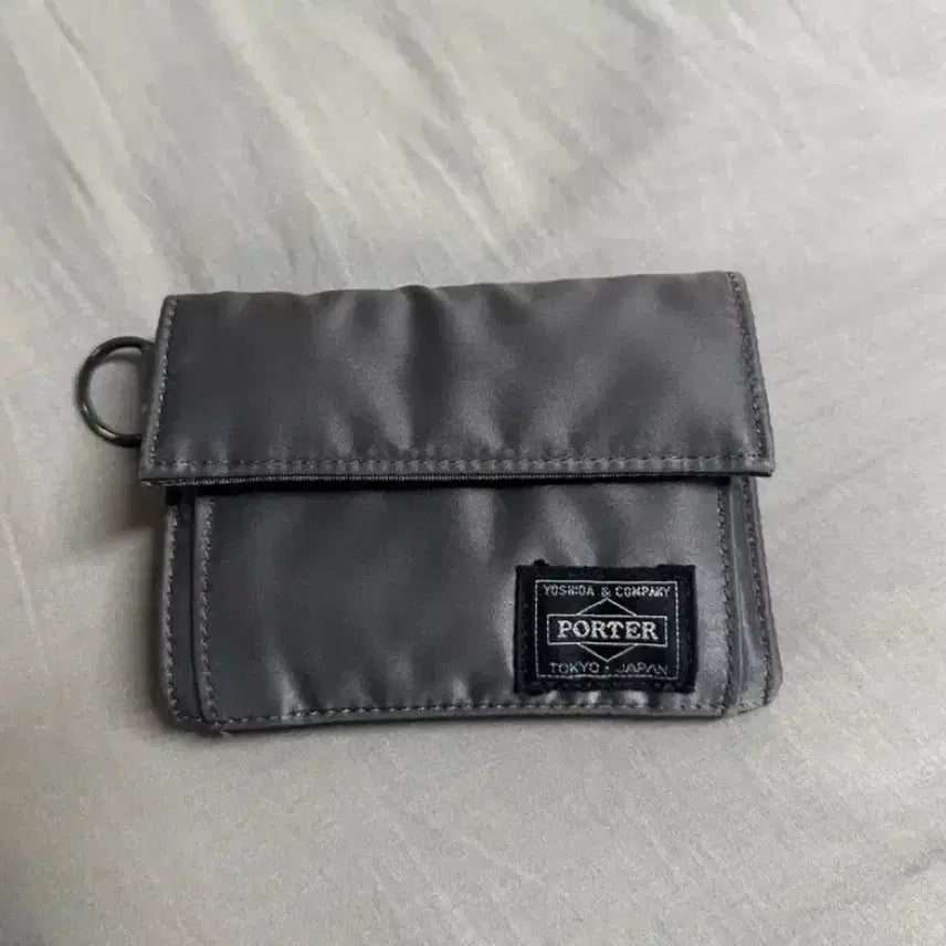 [BUNJANG] Porter Tanker Wallet Silver Grey / 포터 탱커 지갑 월렛 실버그레이
