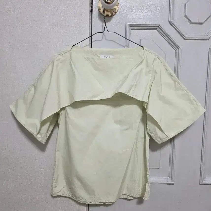[BUNJANG] COS Draped Cotton Top Blouse / COS 코스 드레이프드 코튼 탑 블라우스