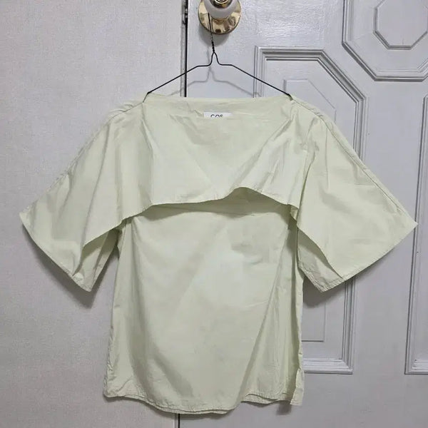 [BUNJANG] COS Draped Cotton Top Blouse / COS 코스 드레이프드 코튼 탑 블라우스