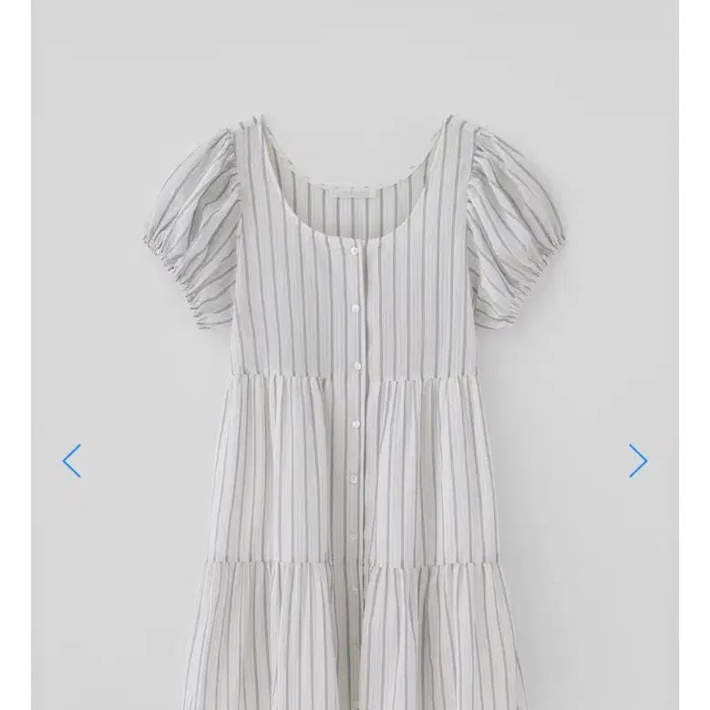 [BUNJANG] Tannat T/T Bri Puff One-Piece Dress (Stripe) / 타낫 T/T Bri puff one-piece (stripe)