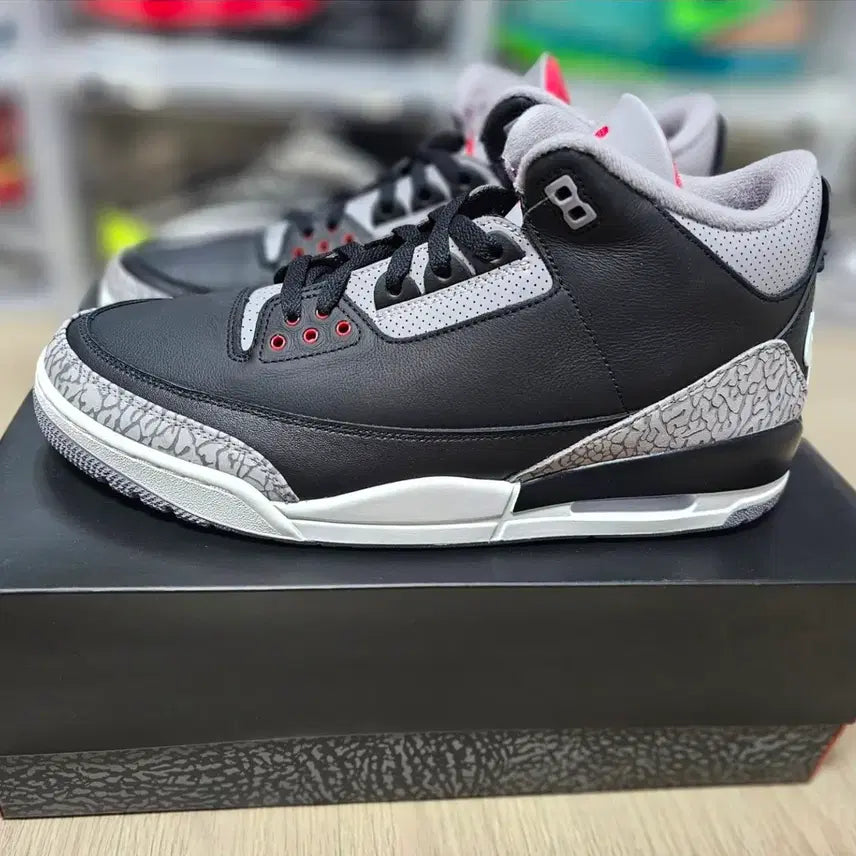[BUNJANG] Air Jordan 3 Black Cement Size 310 New / 에어조던3 블랙시멘트 310사이즈 새제품
