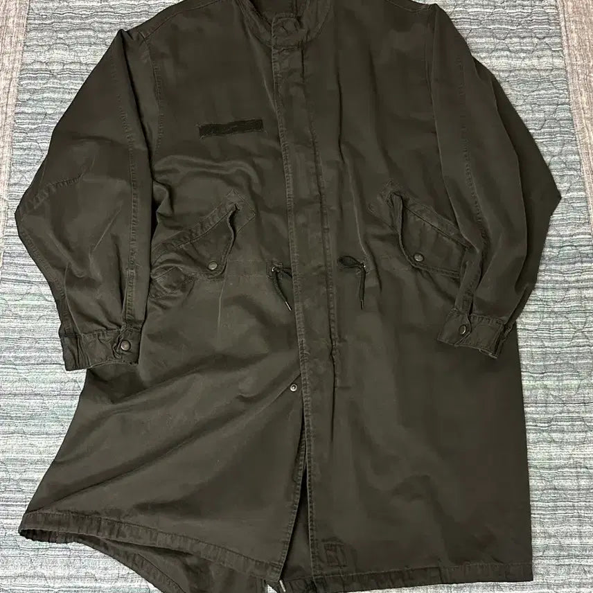 [BUNJANG] HAECHINGROOM Mods Parka Over Dyed Blue Charcoal / 해칭룸 Mods Parka Over Dyed Blue Charcoal