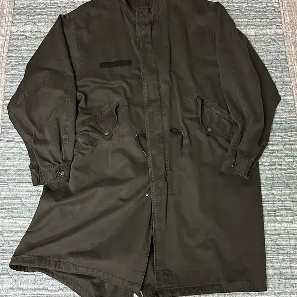 [BUNJANG] HAECHINGROOM Mods Parka Over Dyed Blue Charcoal / 해칭룸 Mods Parka Over Dyed Blue Charcoal