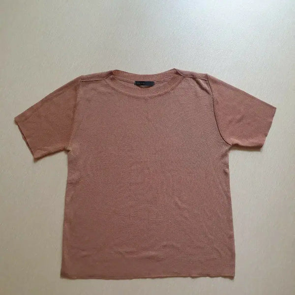 [BUNJANG] Knitpia Knit Short Sleeve T-Shirt / 니트피아 니트 반팔 티셔츠