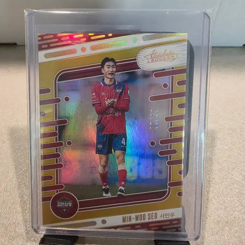 [BUNJANG] K League Absolute Gimcheon Sangmu (Now Gangwon FC) Seo Min-woo Gold Card / K리그 앱솔루트 김천상무(현 강원fc) 서민우 골드 판매합니다