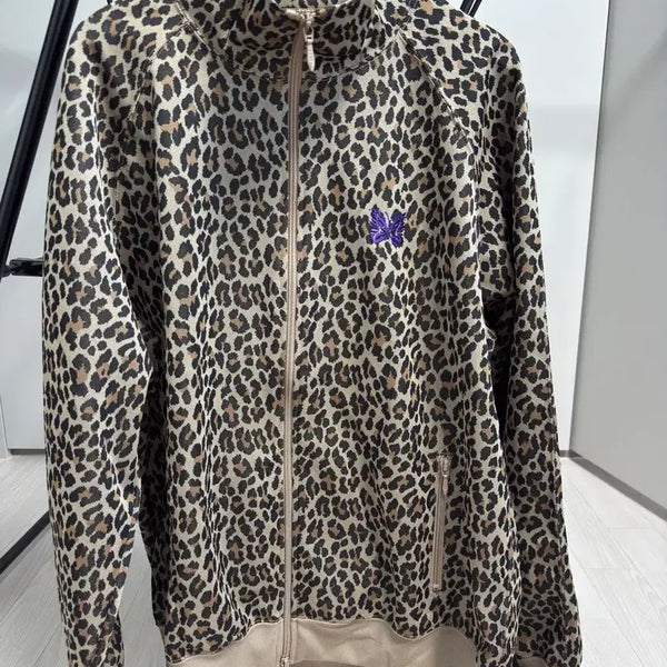 [BUNJANG] Needles Leopard Track Jacket / 니들스 레오파드 트랙자켓 새상품 판매 합니다.
