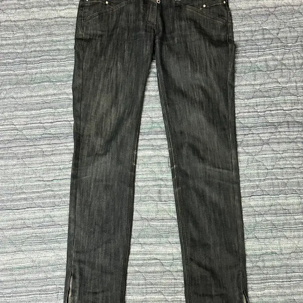 [BUNJANG] Dolce & Gabbana Slim Fit Zipper Denim Jeans / 돌체앤가바나 슬림핏 지퍼 데님