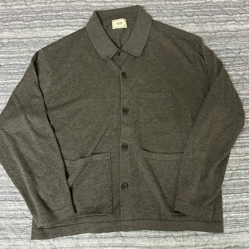 [BUNJANG] Another Office Knitted Coverall Jacket / 어나더오피스 Knitted Coverall Jacket