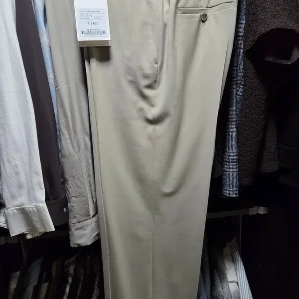 [BUNJANG] Time Homme Beige Slacks / 타임옴므 베이지 슬랙스 새상품