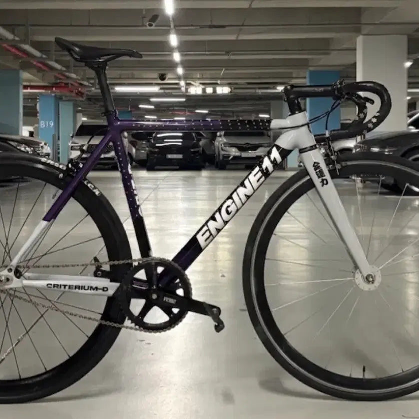 [BUNJANG] Engine11 Crit.D Eggplant Complete Bike (Pearl Suit) / 엔진11 크릿디 에그플랜트 완차 급처(펄수트)