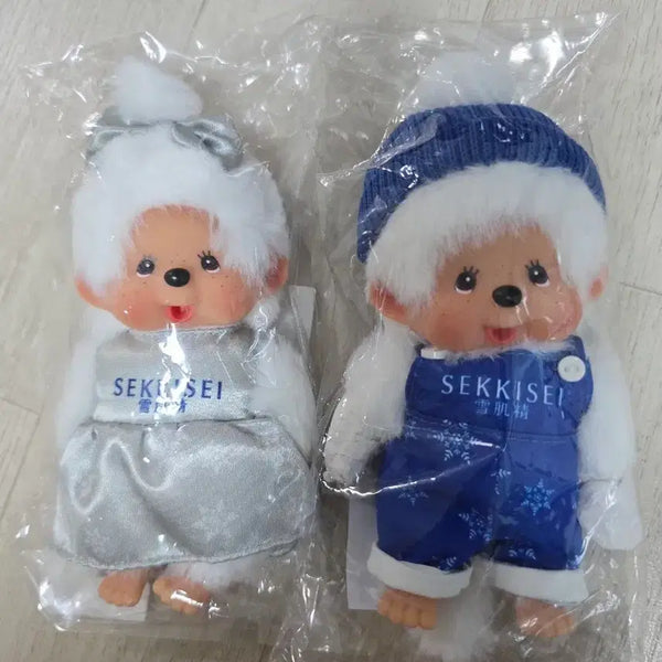 [BUNJANG] SEKKISEI Monchhichi Doll Keyring Set / 주말할인) 세키세이(SEKKISEI) 몬치치 인형키링 세트