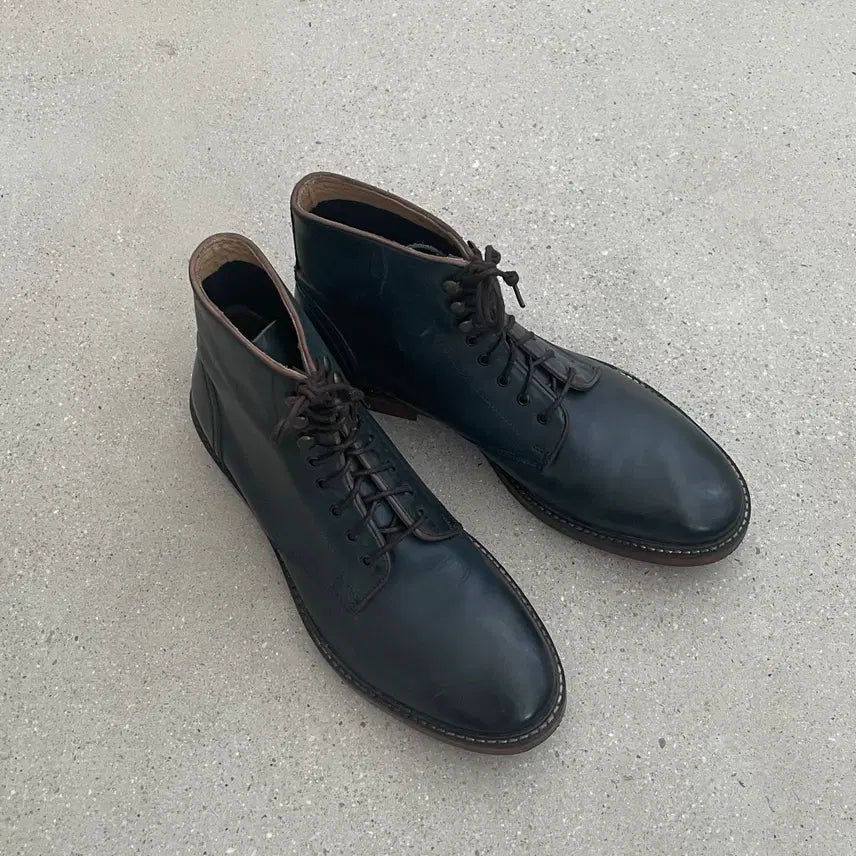 [BUNJANG] H by Hudson Mcallister Calfskin Leather Boots / 허드슨 송아지 가죽 부츠 / H by Hudson MCALLISTER