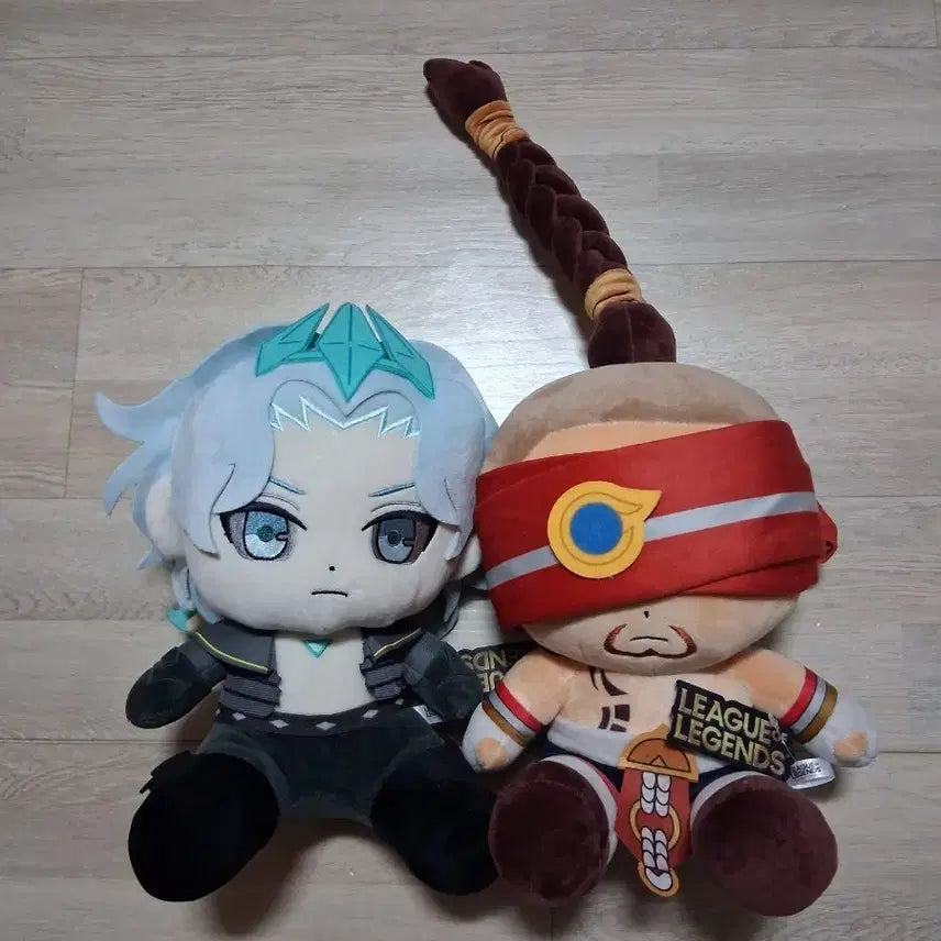 [BUNJANG] League of Legends Ryze & Viego Plush Set / 리그오브레전드 리신/비에고봉제인형2개일괄(무료배송)