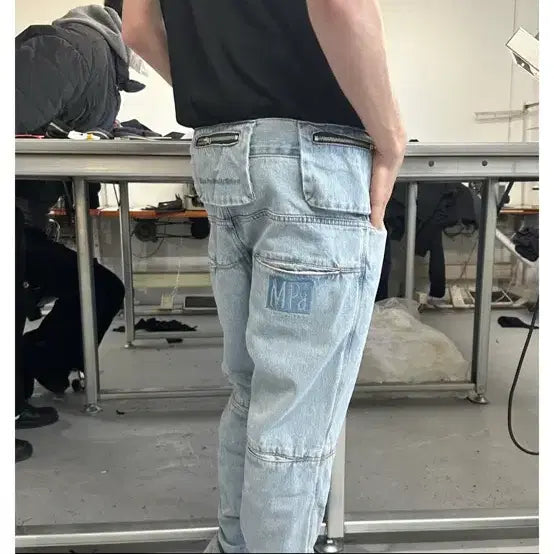 [BUNJANG] Plastic Product Denim Pants (Size M) / 플라스틱 프로덕트 데님 팬츠(M사이즈)