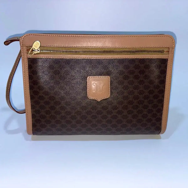 [BUNJANG] Authentic Celine Macadam Clutch / [정품] 올드 셀린느 마카담 클러치