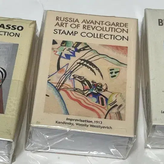 [BUNJANG] Art Museum Exhibition Stamp Sticker Set (3 Types) / 우표 스티커 3종