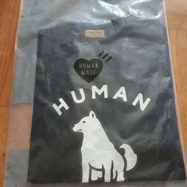 [BUNJANG] Human Made Dog Graphic T-Shirt Black M / 휴먼메이드 강아지 반팔티 블랙m