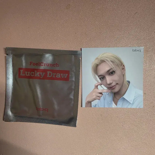 [BUNJANG] Stray Kids Felix BBQ Lucky Draw Photocard / BBQ 필크런치 스트레이키즈 럭키드로우 포토카드