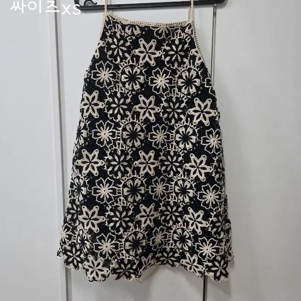 [BUNJANG] Zara Black Embroidery Dress / 자라 블랙자수원피스