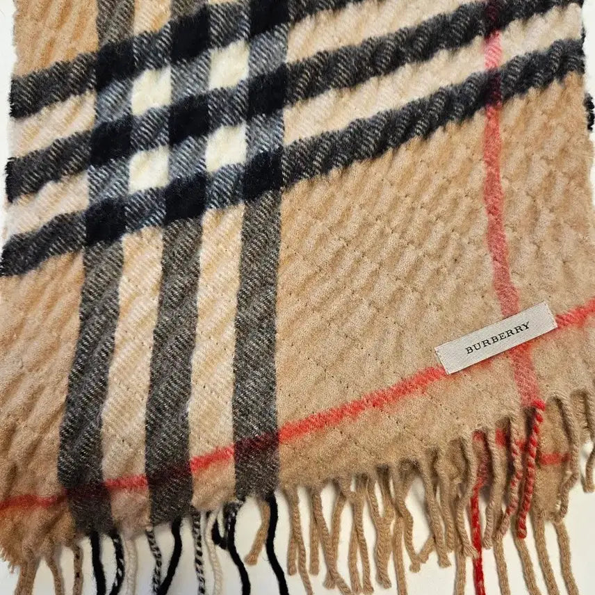 [BUNJANG] Burberry Cashmere & Merino Wool Blend Scarf / 버버리 머플러 목도리 정품