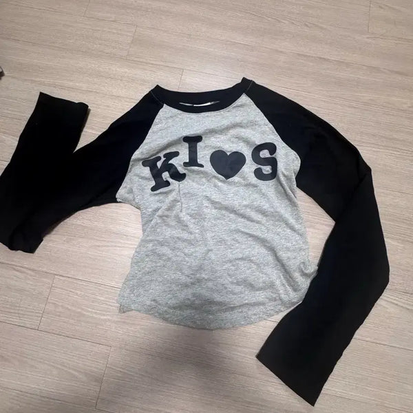 [BUNJANG] Kims Lettering Long Sleeve / 킴스 롱슬리브