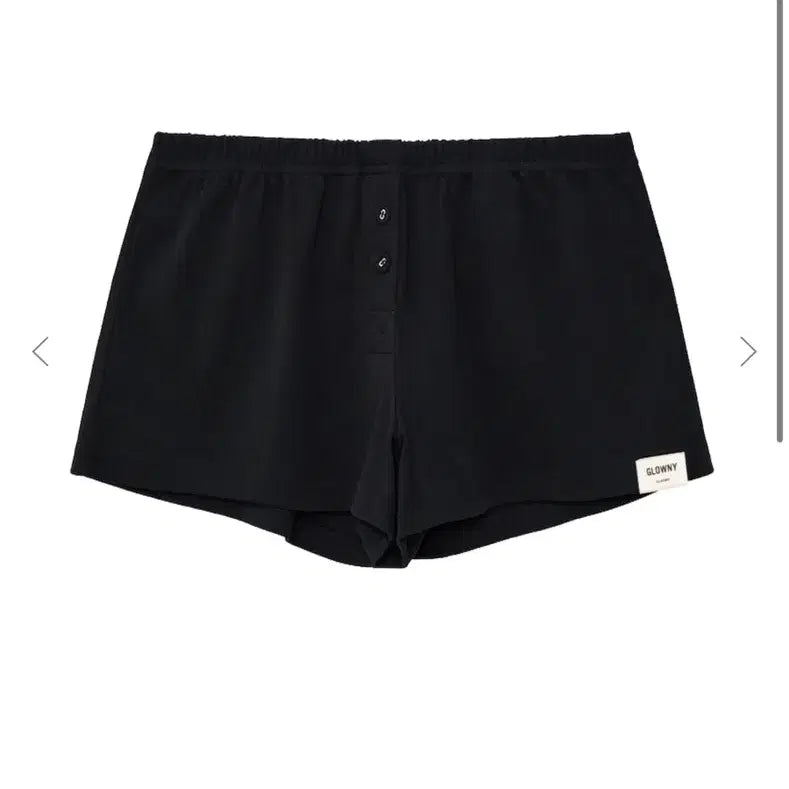 [BUNJANG] Glowny Button Fly Mini Shorts (Black) / 글로니 BUTTON FLY MINI SHORTS (BLACK)