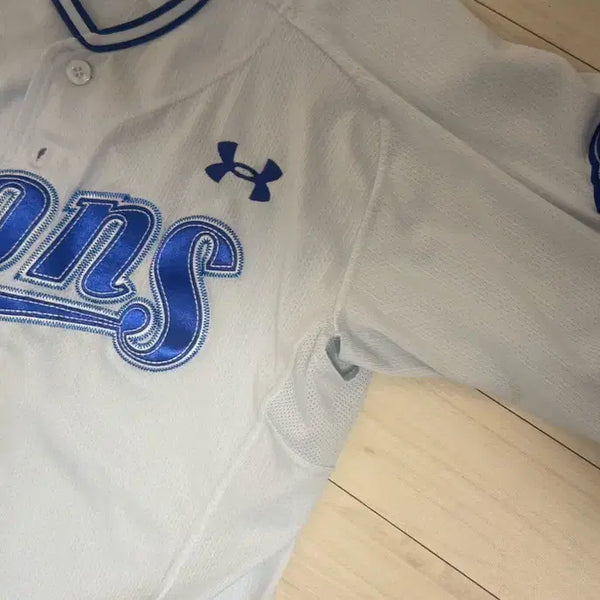 [BUNJANG] Samsung Lions Under Armour Game-Worn Home Uniform (Size 105) / 삼성라이온즈 언더아머 홈 실착 유니폼