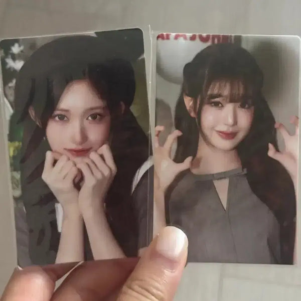 [BUNJANG] IVE Wonyoung Leeseo Sealed Photocard Bundle / (미개봉) 파파존스 원영+이서 미개봉 포카