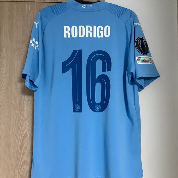 [BUNJANG] Manchester City 23-24 Rodri Champions League Final Match Issue Jersey / 맨체스터 시티 23-24 로드리 L