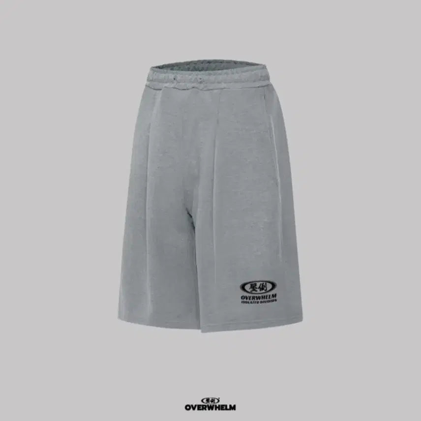 [BUNJANG] ABSO Double Circle Bermuda Shorts Grey L / [미개봉] 압도 더블써클 버뮤다 반바지 그레이 L