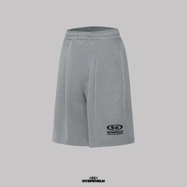 [BUNJANG] ABSO Double Circle Bermuda Shorts Grey L / [미개봉] 압도 더블써클 버뮤다 반바지 그레이 L