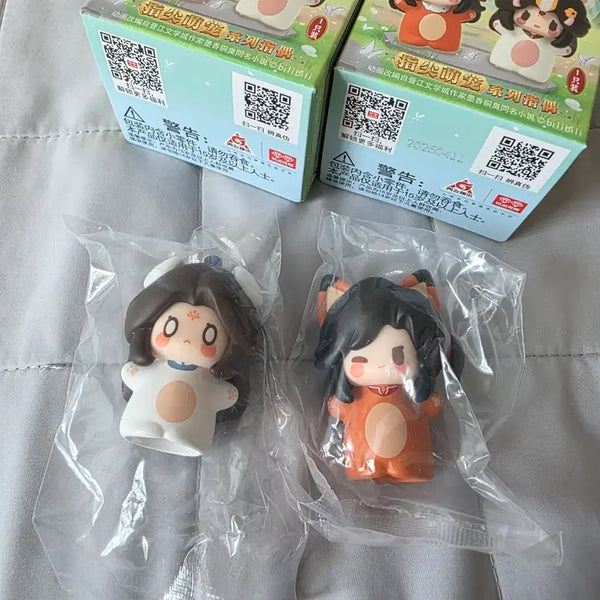 [BUNJANG] Heaven Official's Blessing Finger Puppet Figure Set (ShengXian, HuaCheng, SanLang) / 천관사복 손가락 피규어 사련 화성 삼랑 일괄 양도