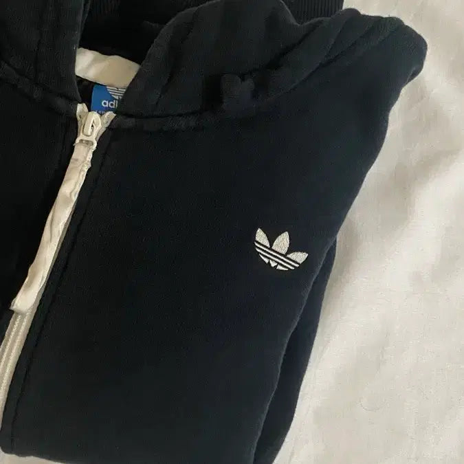 [BUNJANG] Adidas Navy Hoodie Zip-up / 아디다스 남색 후드집업