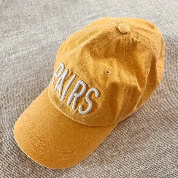 [BUNJANG] Pairs Mustard Logo Ball Cap Hat / 페얼스 pairs 머스타드 로고 볼캡 모자