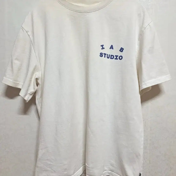 [BUNJANG] IAPP STUDIO Short Sleeve T-Shirt White Size L / 아이앱스튜디오 반팔티 화이트