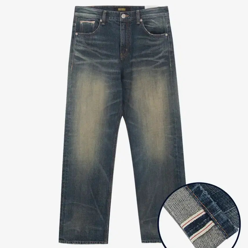 [BUNJANG] Filogram Heritage Selvage Wide Pants Blue XL / (XL) 필로그램 헤리티치 셀비지 와이드 팬츠_Blue