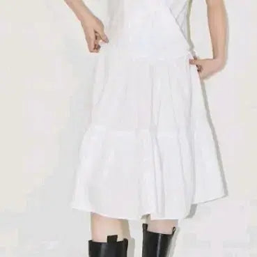 [BUNJANG] FARVEN Heavy Shirring Wrap Dress / FARVEN 파르벵 셔링 랩 원피스 HEAVY SHIRRING WRAP