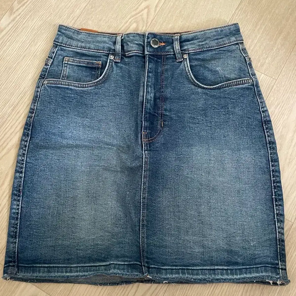 [BUNJANG] Zara Blue Denim Skirt / 자라 청데님 치마